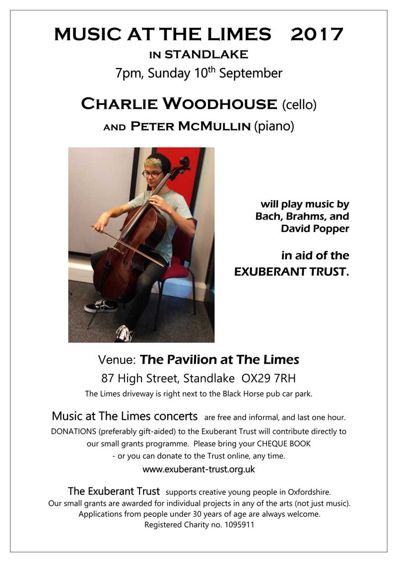 Charlie Woodhouse - Cello